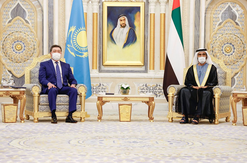Kazakhstan PM visits HH Sheikh Mohammed